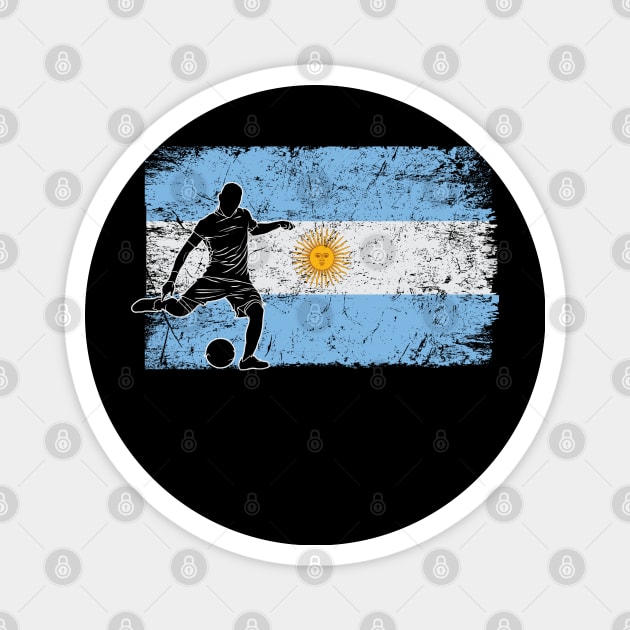 Argentina Soccer Flag Magnet by ryanjaycruz